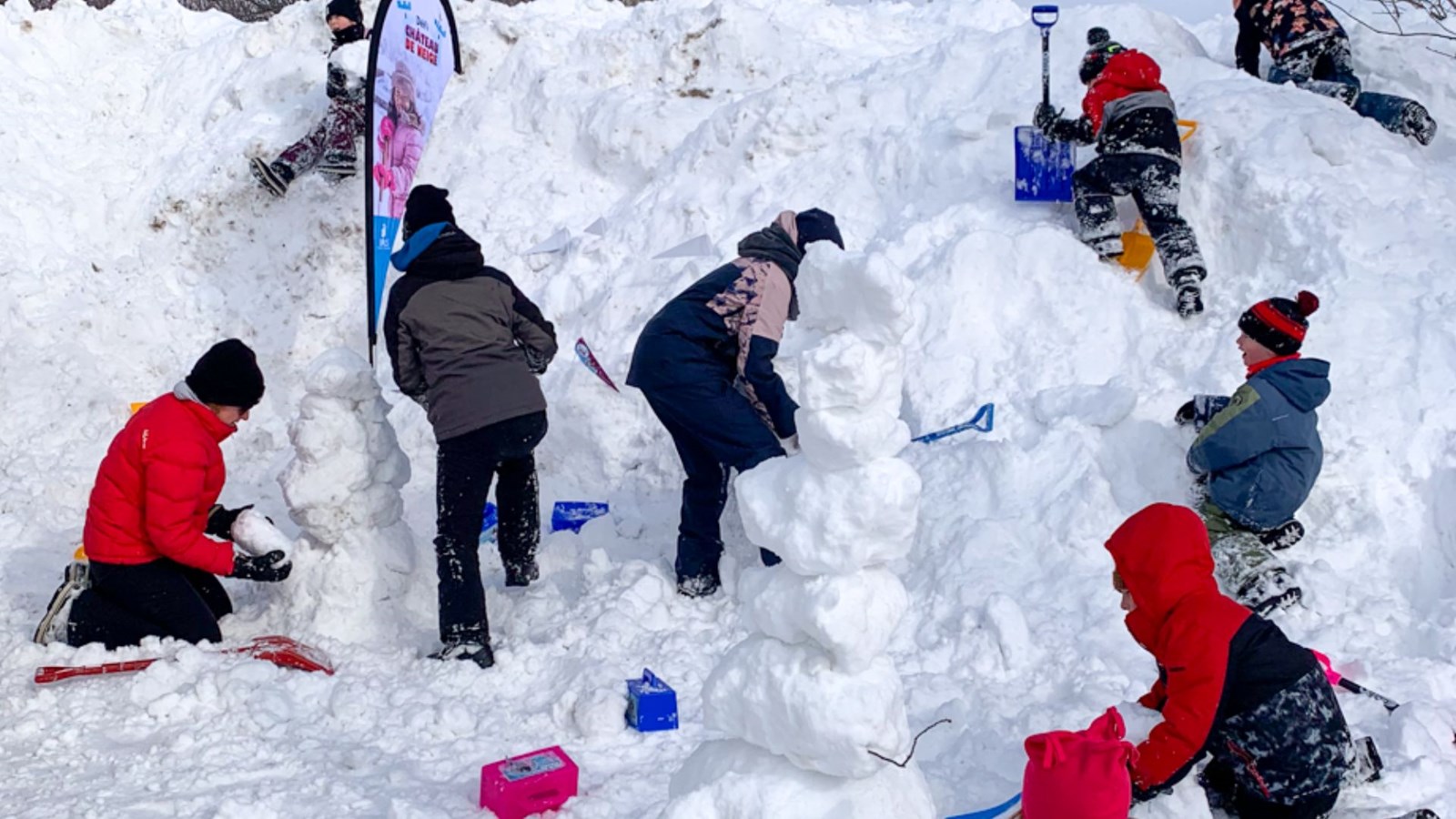 Relevez le Défi château de neige
