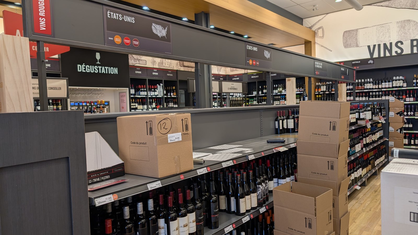 La SAQ dit au revoir aux produits américains