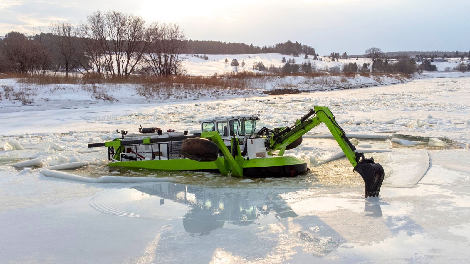 La pelle amphibie en action dès mercredi