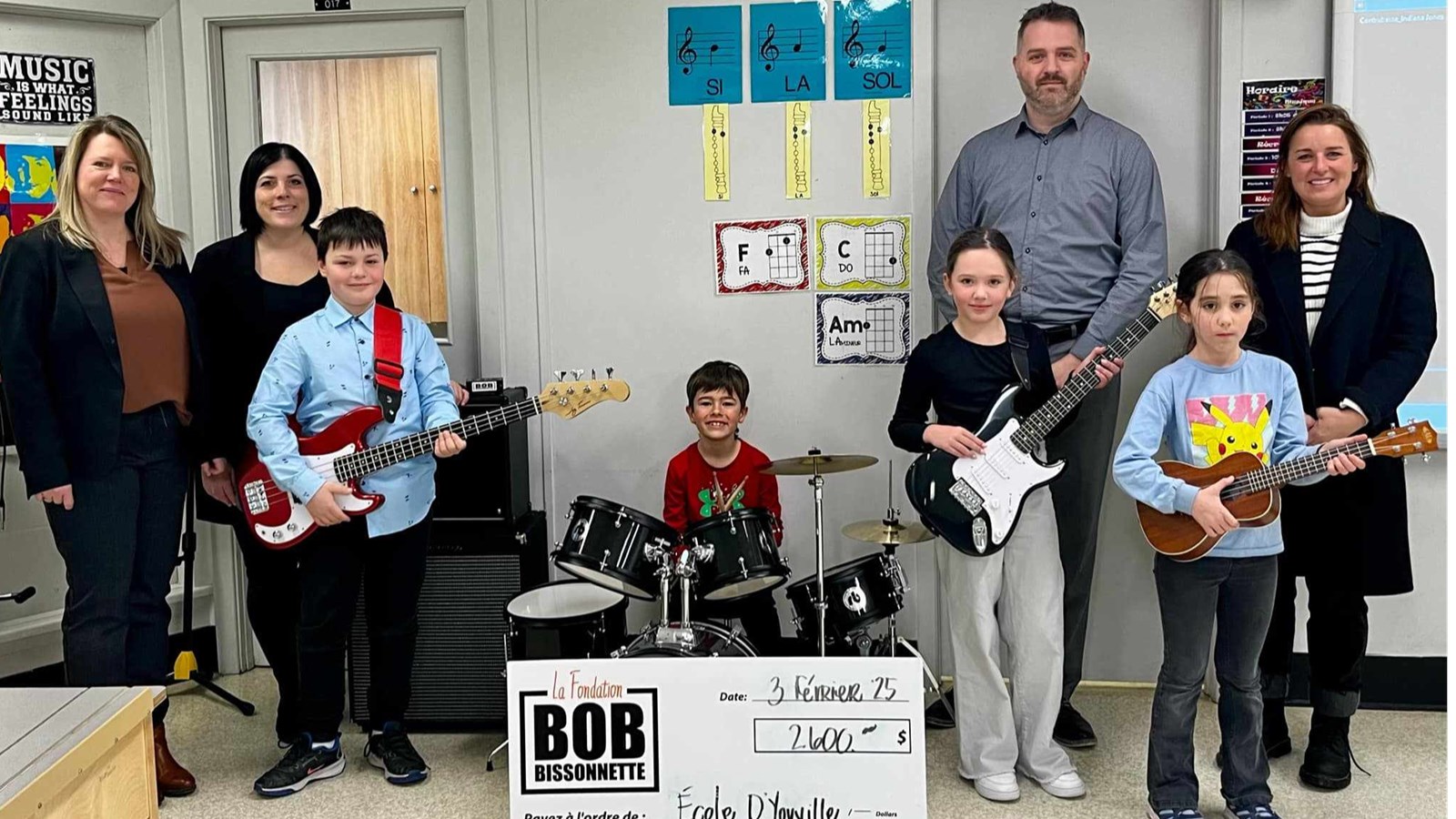 L'école D'Youville-Lambert acquiert de nouveaux instruments de musique