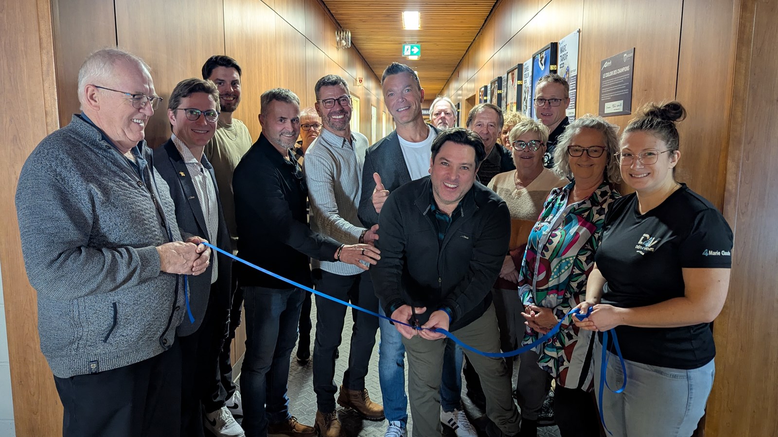 Le Couloir des Champions inauguré à Adstock