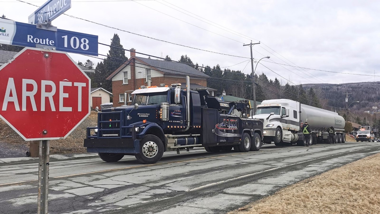 En panne dans la« côte de l'hôpital»