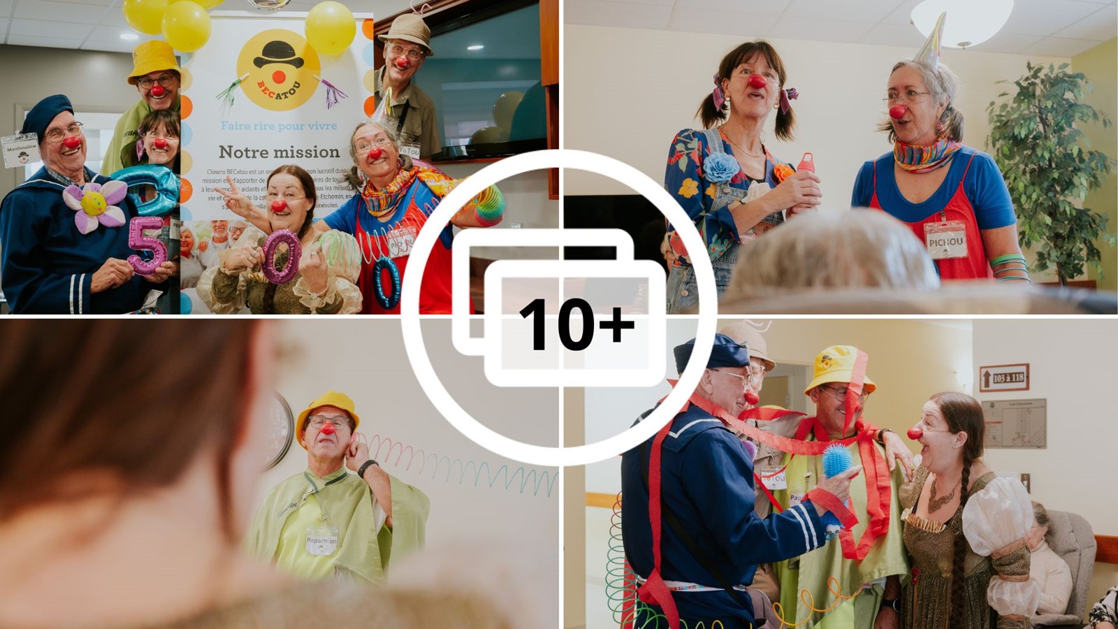 Déjà 500 visites pour les clowns de BECatou