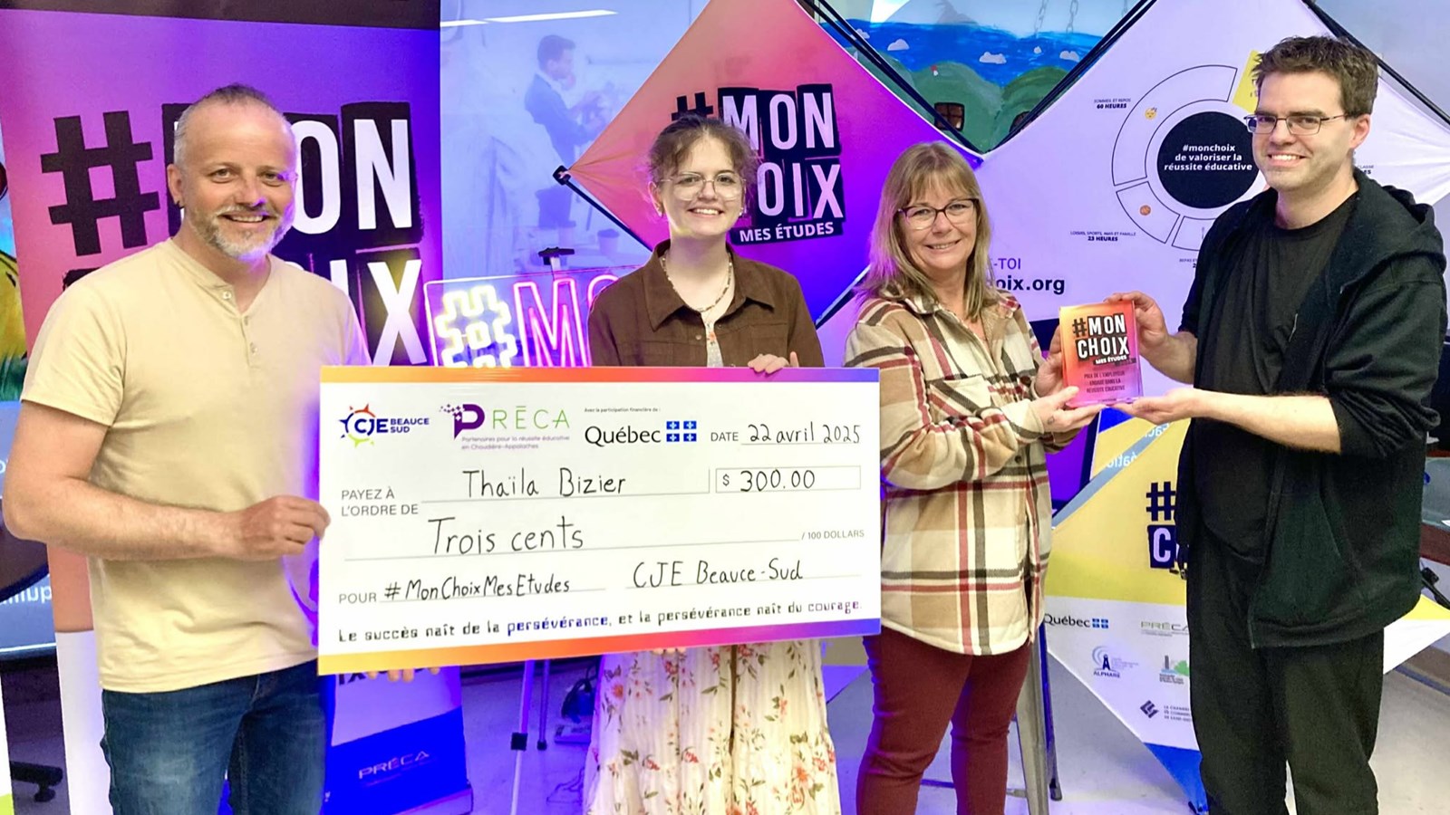 La Résidence Sérénité de Saint-Ludger récompensée par le CJE Beauce-Sud