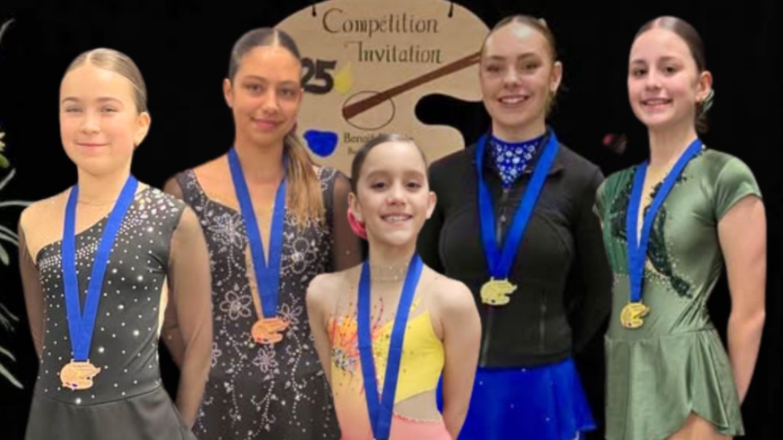 Cinq médailles pour des patineuses de Saint-Georges