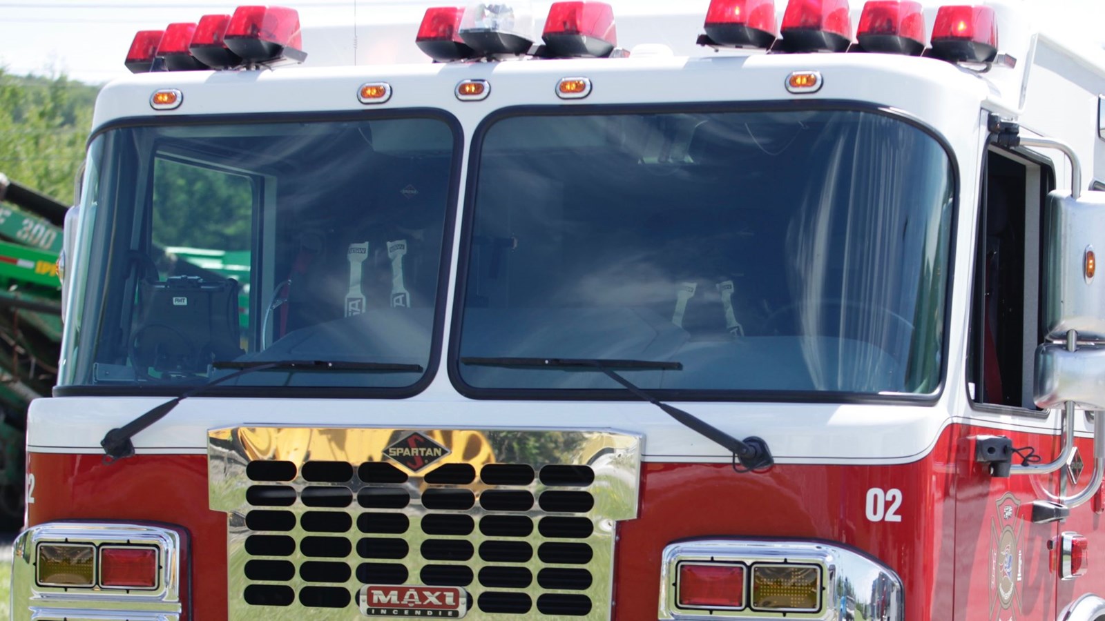 Feu de balles de foin