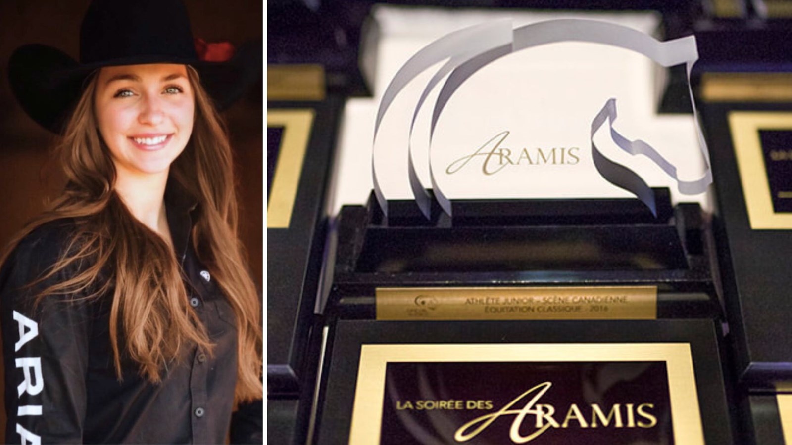 Le prix «Aramis» remis à la cavalière Océane Veilleux