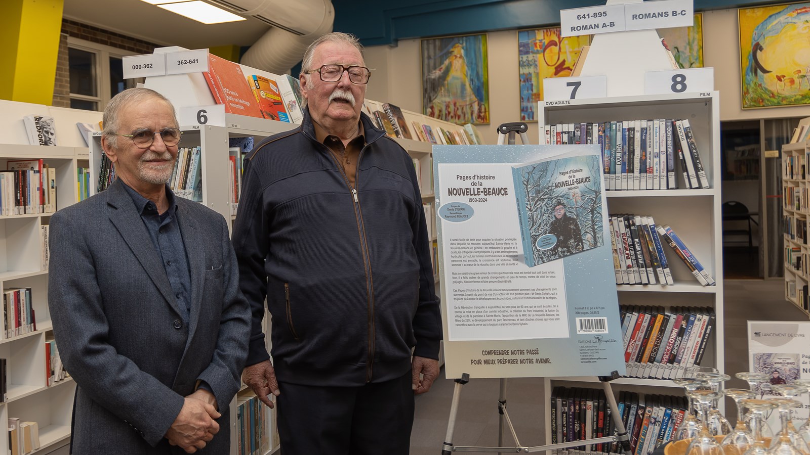 Le livre Pages d’histoire de la Nouvelle-Beauce lancé à Sainte-Marie
