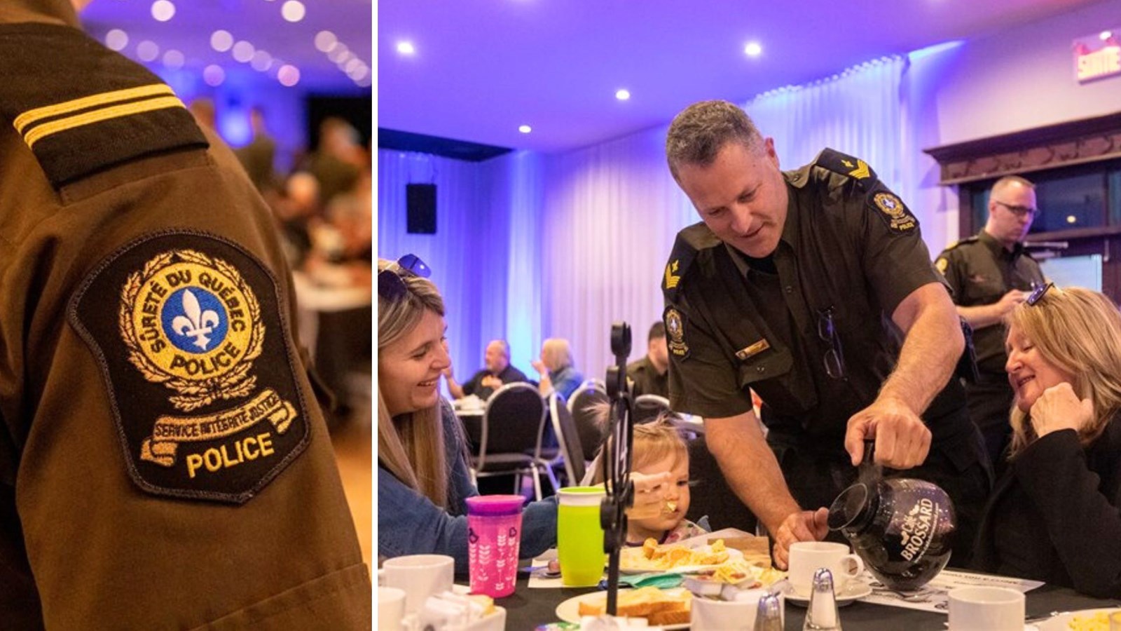 Les policiers de la Sûreté du Québec vous invitent à leur déjeuner annuel