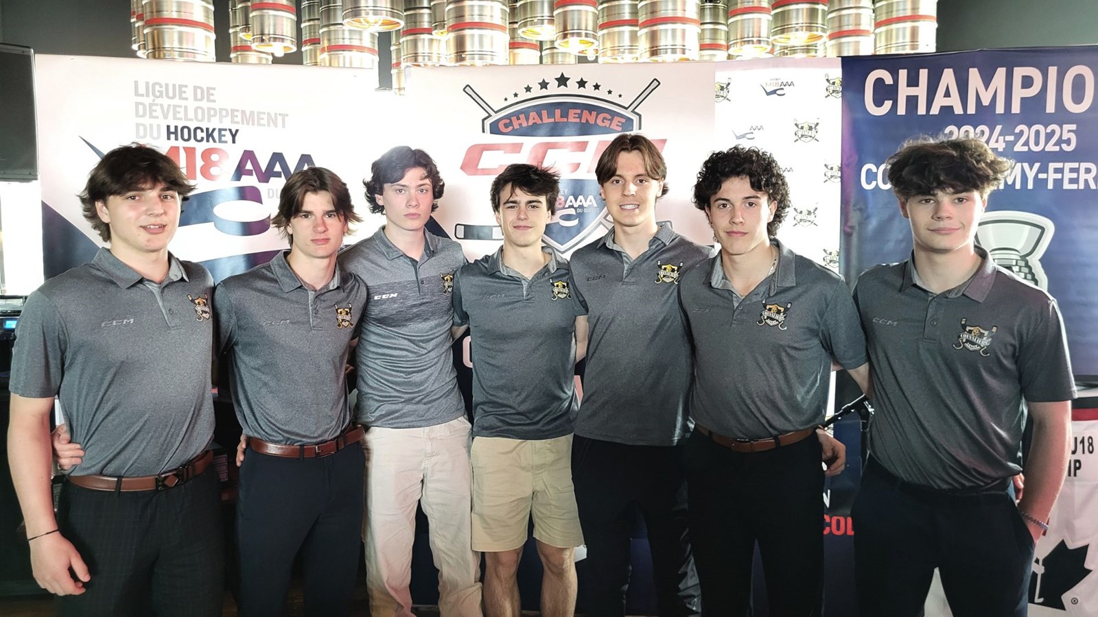 Sept Beaucerons bien fiers de leur saison avec les Chevaliers de Lévis 