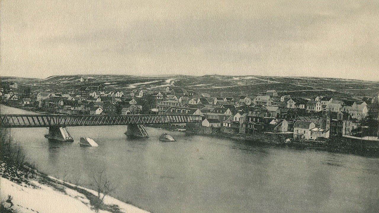 Les quatre ponts du centre-ville à Saint-Georges