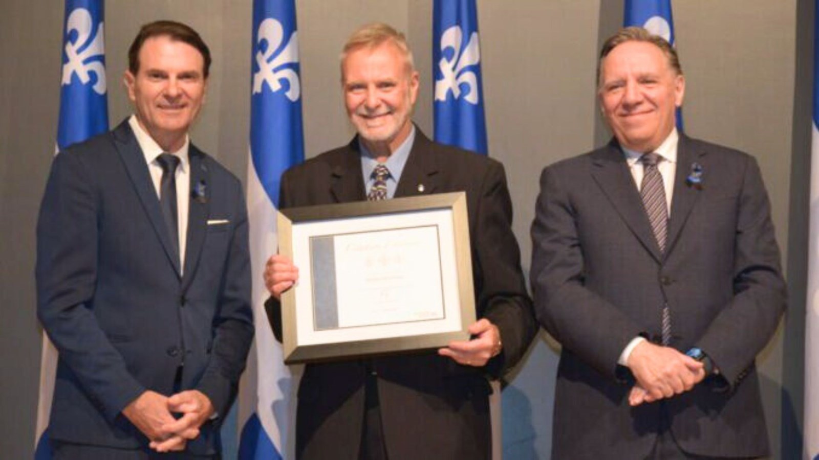 Un citoyen de Chaudière-Appalaches honoré pour son sauvetage exceptionnel