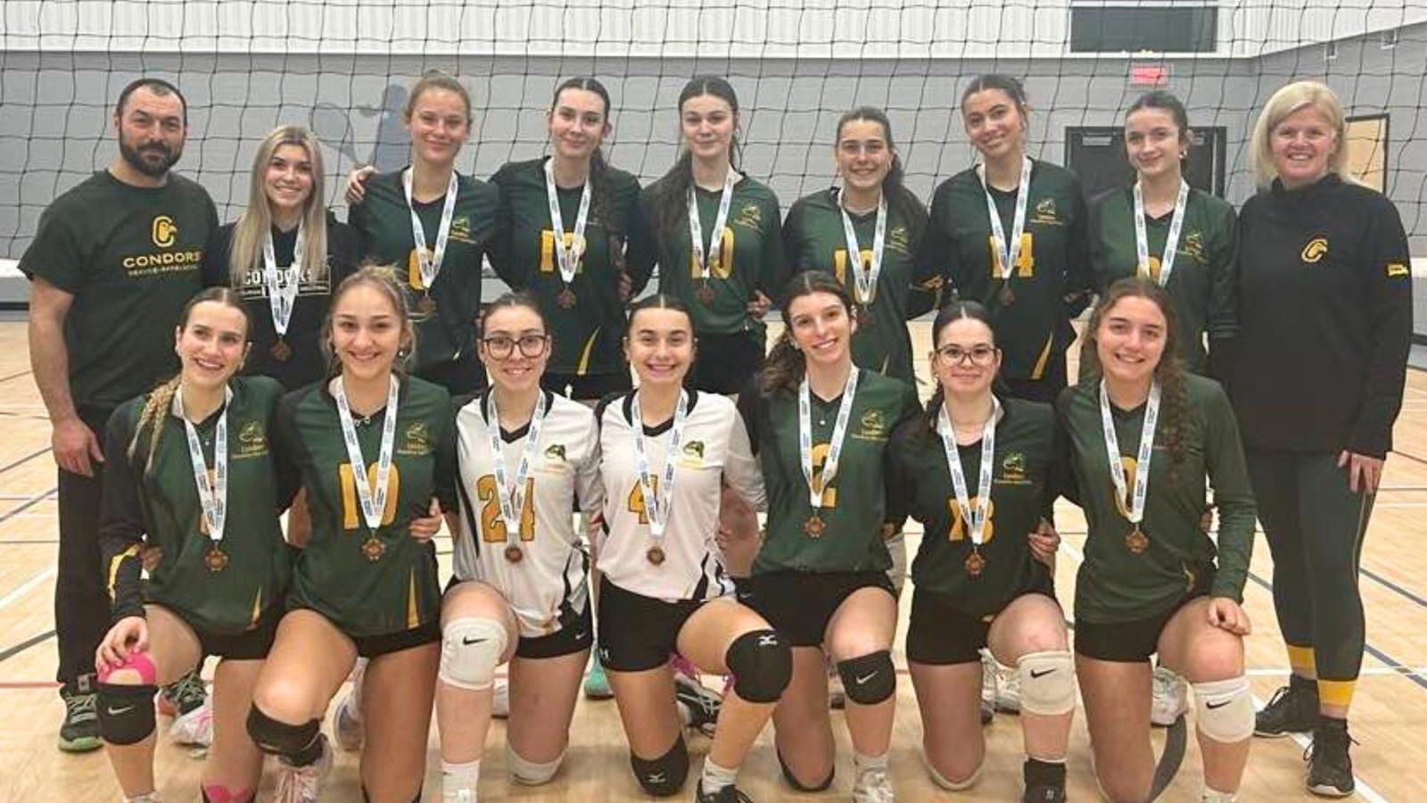 Volleyball féminin: en route pour l'Alberta