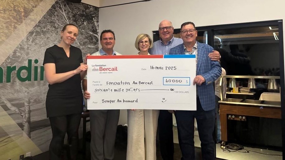 Plus de 60 000 $ amassés lors du 17e Souper Au Homard au profit du Bercail