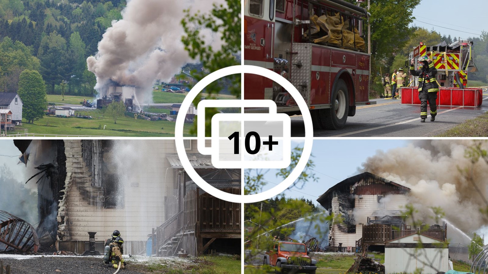 Incendie à Notre-Dame-des-Pins: le dossier est remis à la SQ