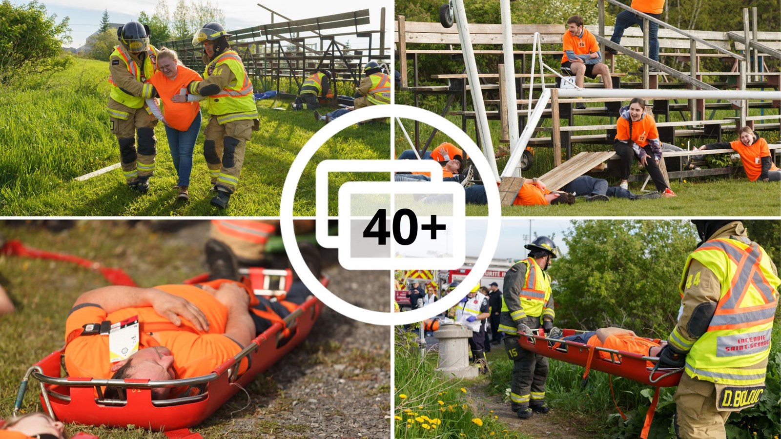 Saint-Georges: retour en images sur l’exercice d’urgence 