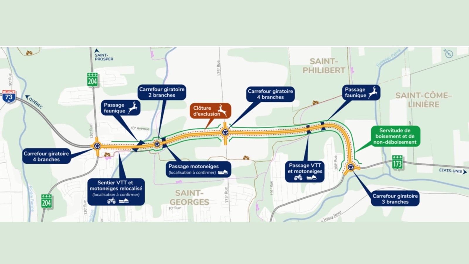 Prolongement de l’autoroute 73: Samuel Poulin demande l'appui au tracé retenu