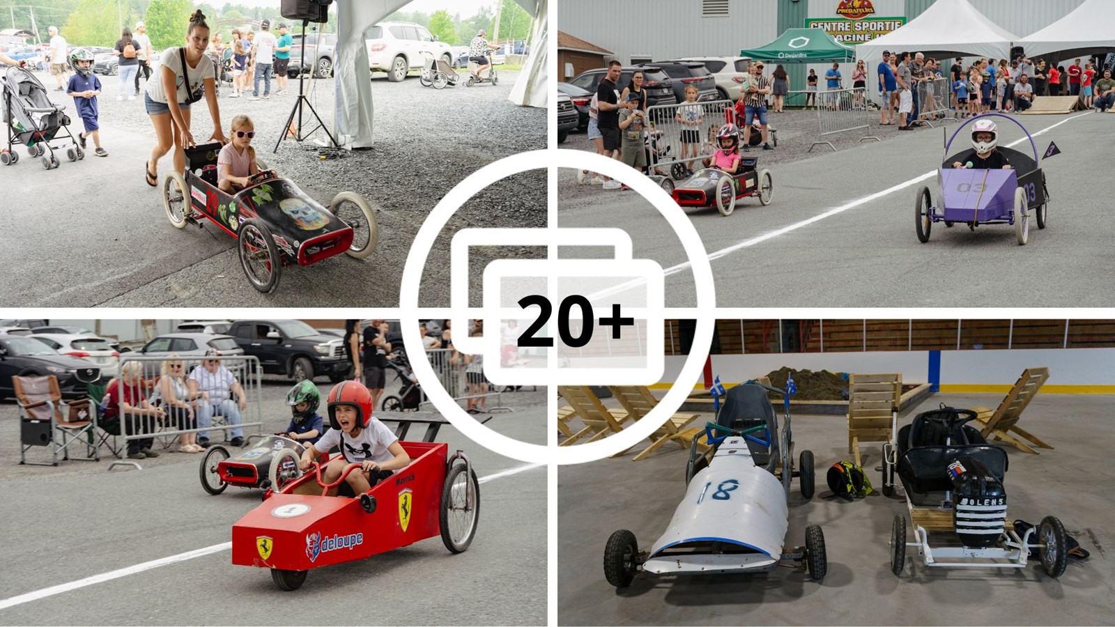 Retour en images sur les courses de caisses à savon du Choc des Générations