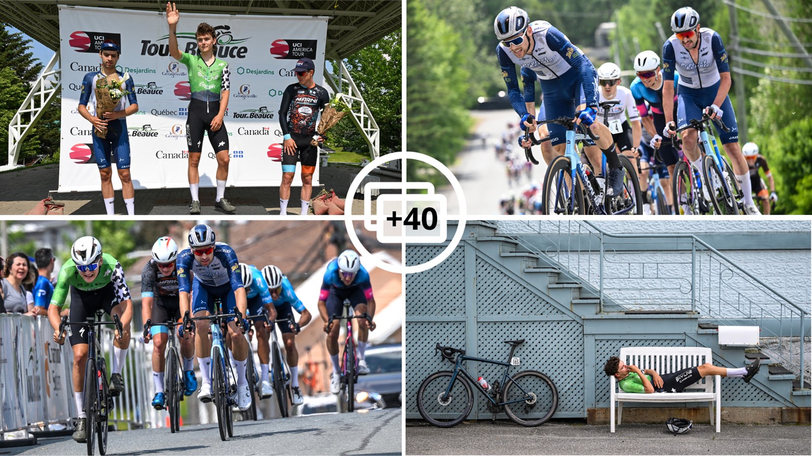 Tour de Beauce : l’Américain Sean Christian endosse le maillot jaune