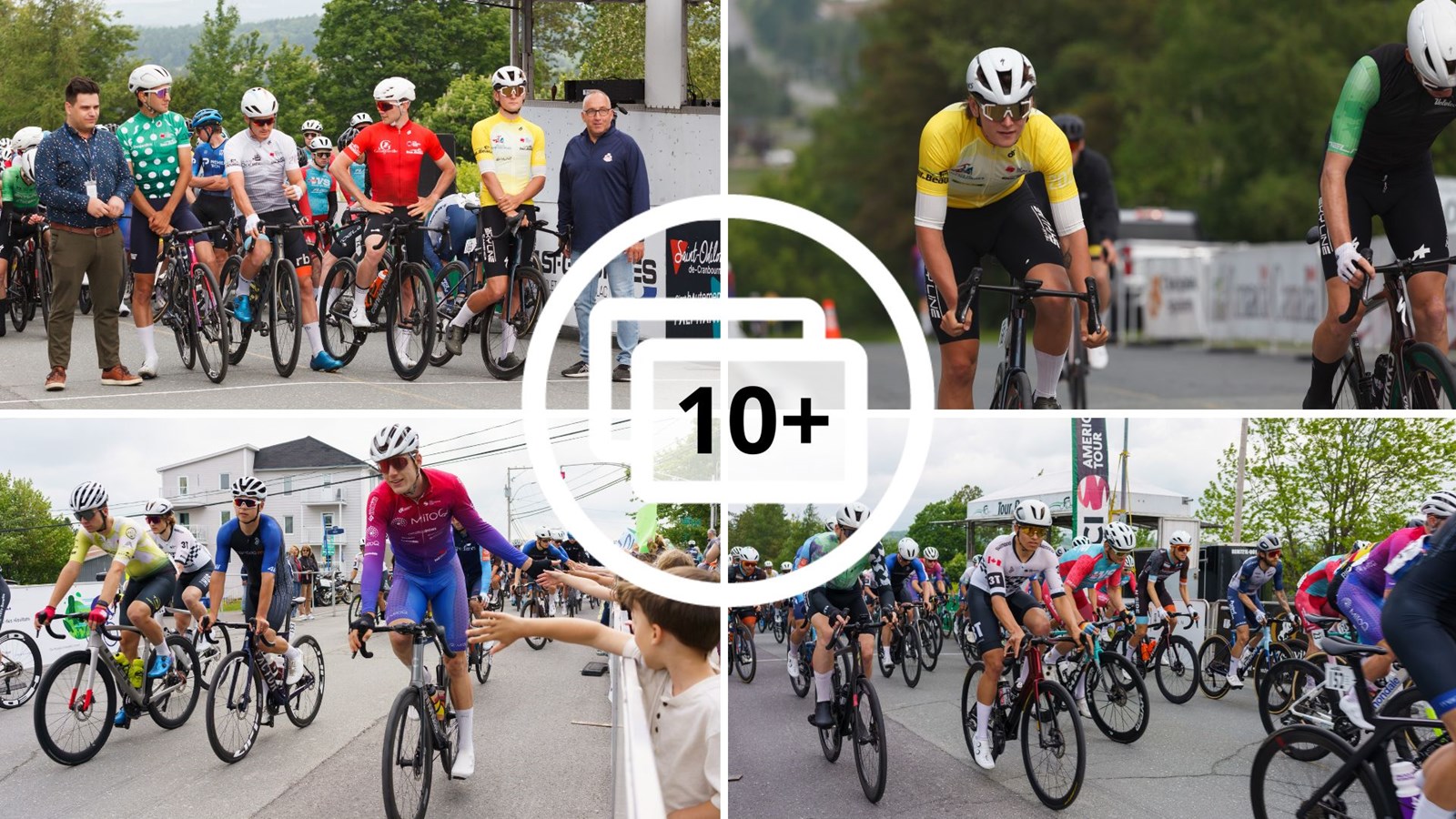 Les cyclistes s'élancent pour la deuxième étape du Tour de Beauce