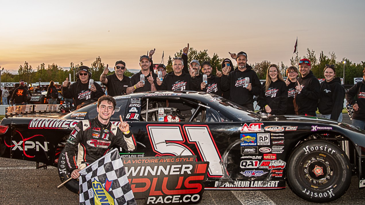 Victoire spectaculaire pour Jeff Côté à Montmagny dans la Série ACT