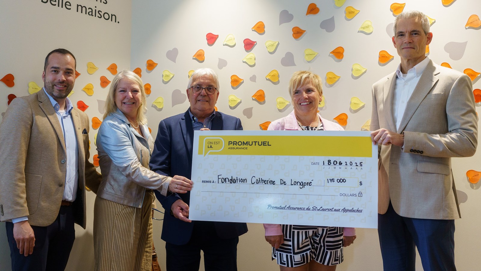 La Maison Catherine de Longpré reçoit 175 000 $