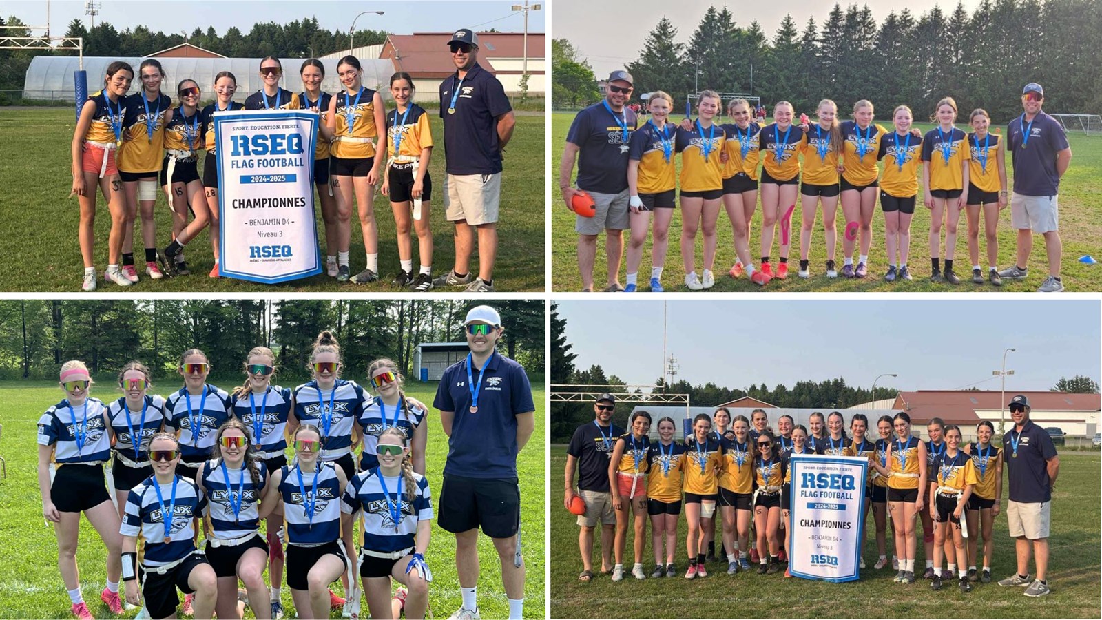 Les Lynx de l’École Jésus-Marie brillent en flag football