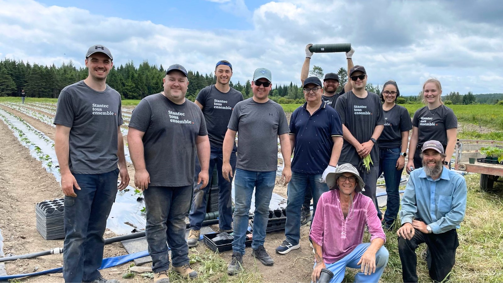Un soutien de la firme Stantec à «Cultiver pour partager»