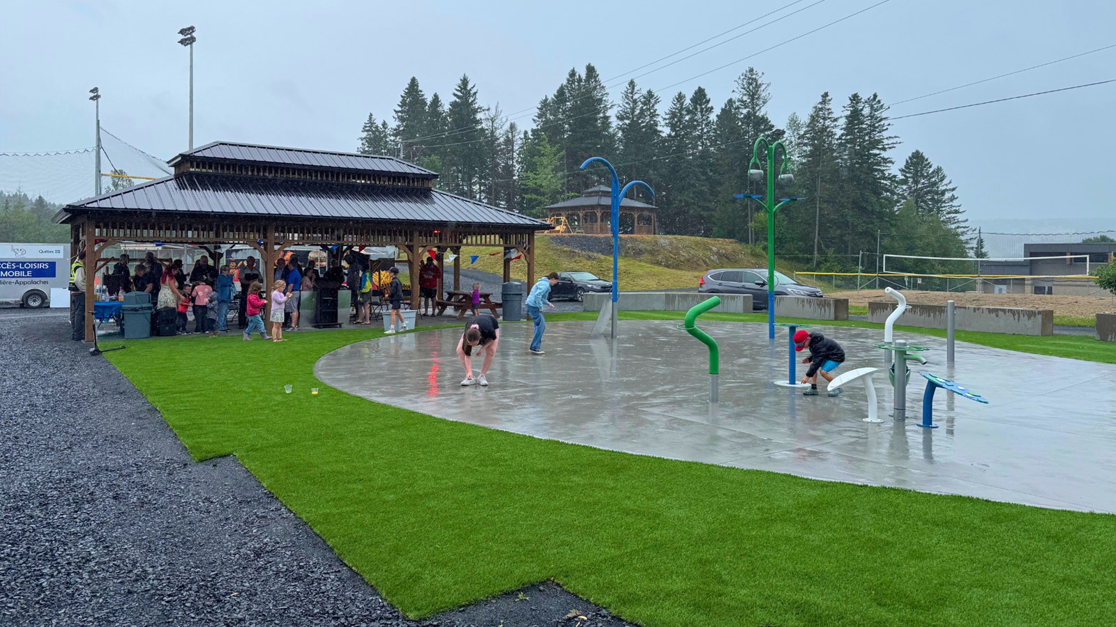 Des jeux d’eau désormais accessibles à la Cité sportive de Beauceville