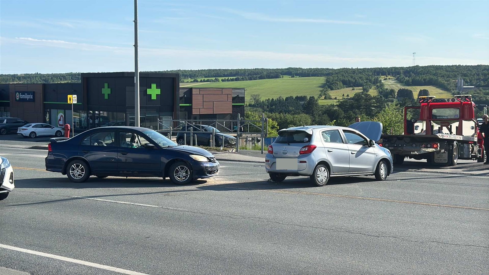 Collision avec blessé mineur