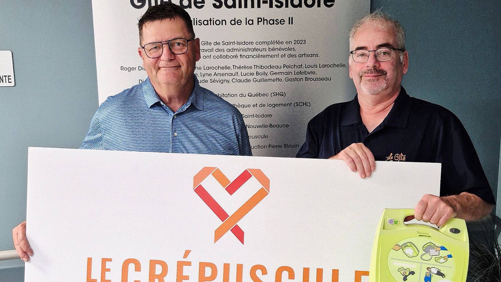 Don de 3 500 $ au Gîte de Saint-Isidore 