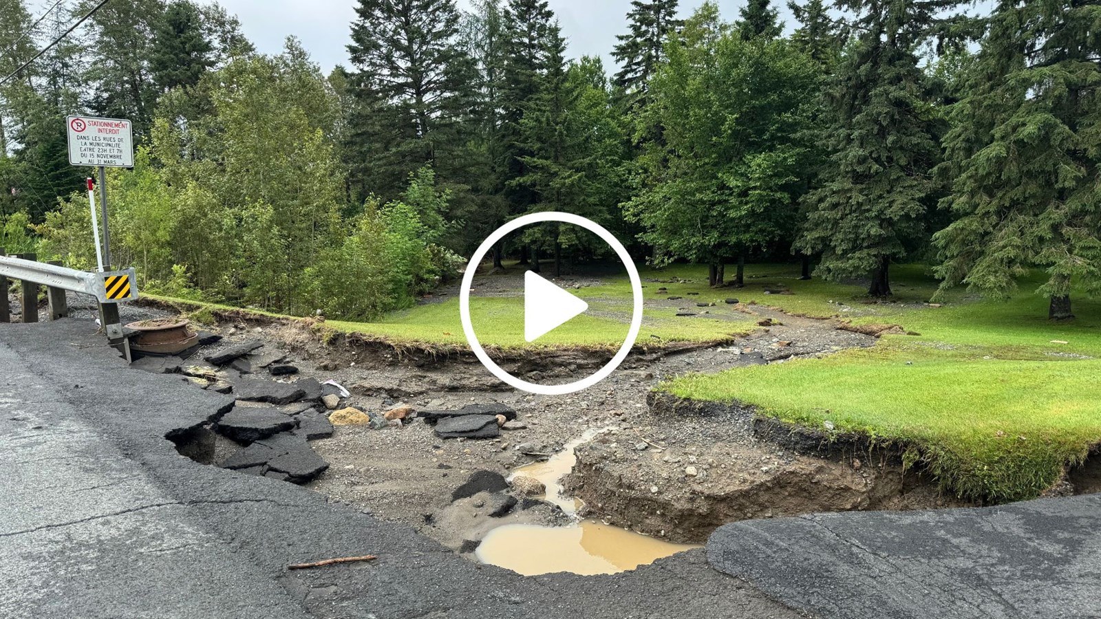 Dame Nature se déchaîne sur Lac-Etchemin