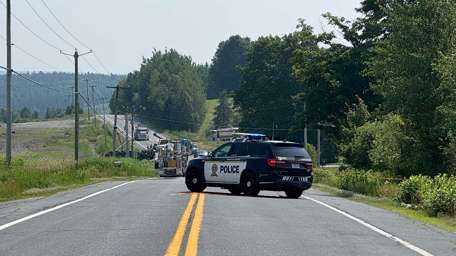 Accident à Saint-Éphrem: le conducteur est décédé