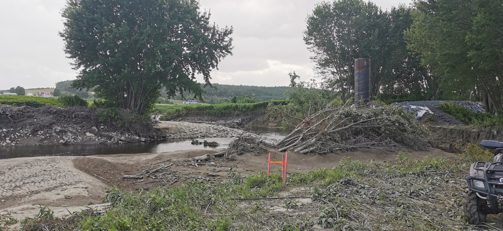 Piste cyclable: les travaux de la passerelle Calway complètement arrêtés