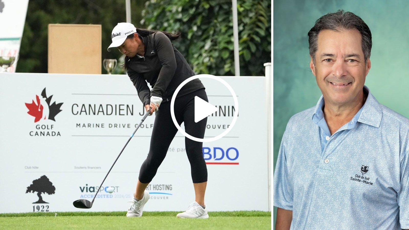 La crème des golfeuses juniors canadiennes en route pour Sainte-Marie