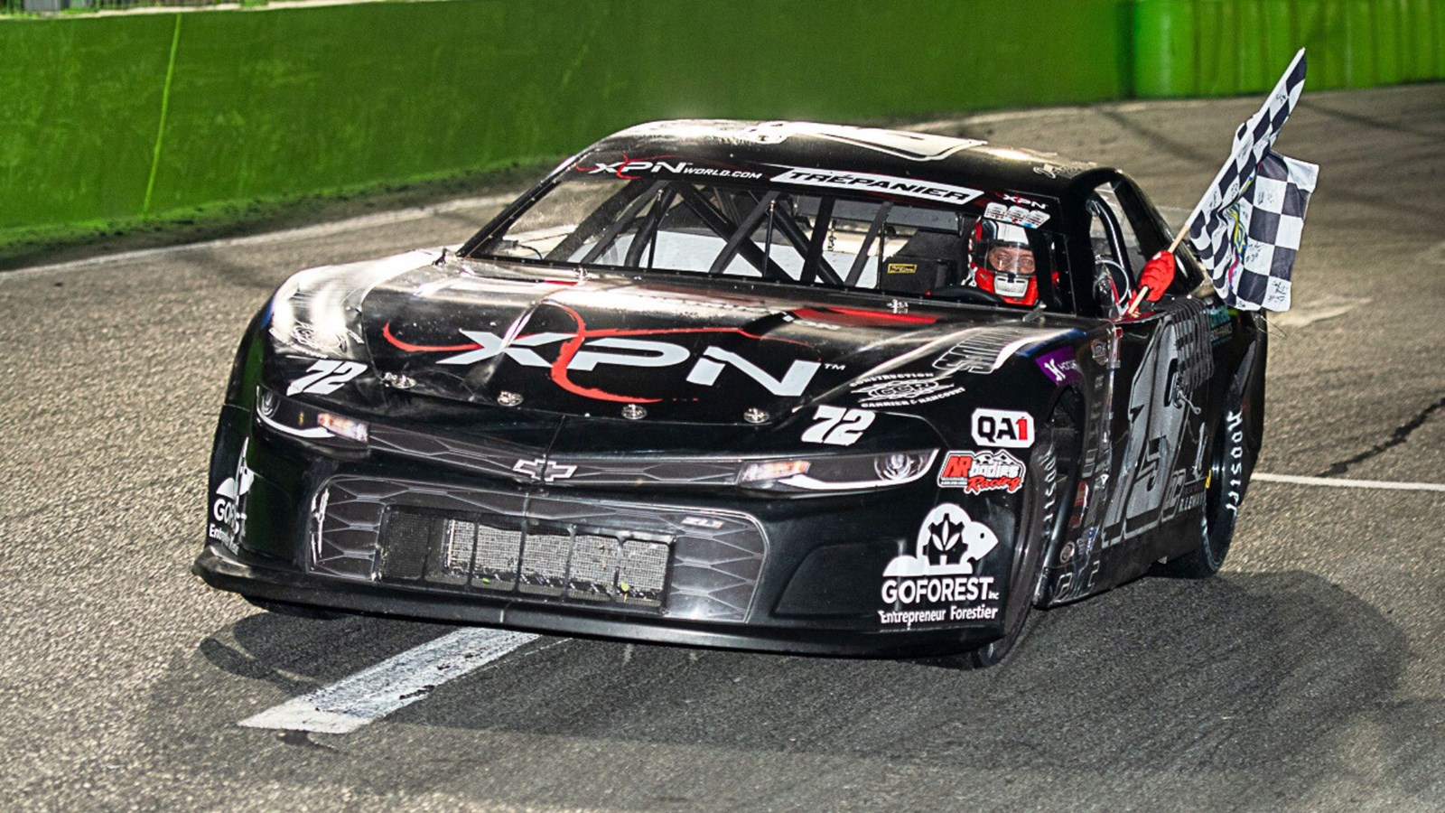 Le pilote Dany Trépanier remporte sa première victoire de la saison