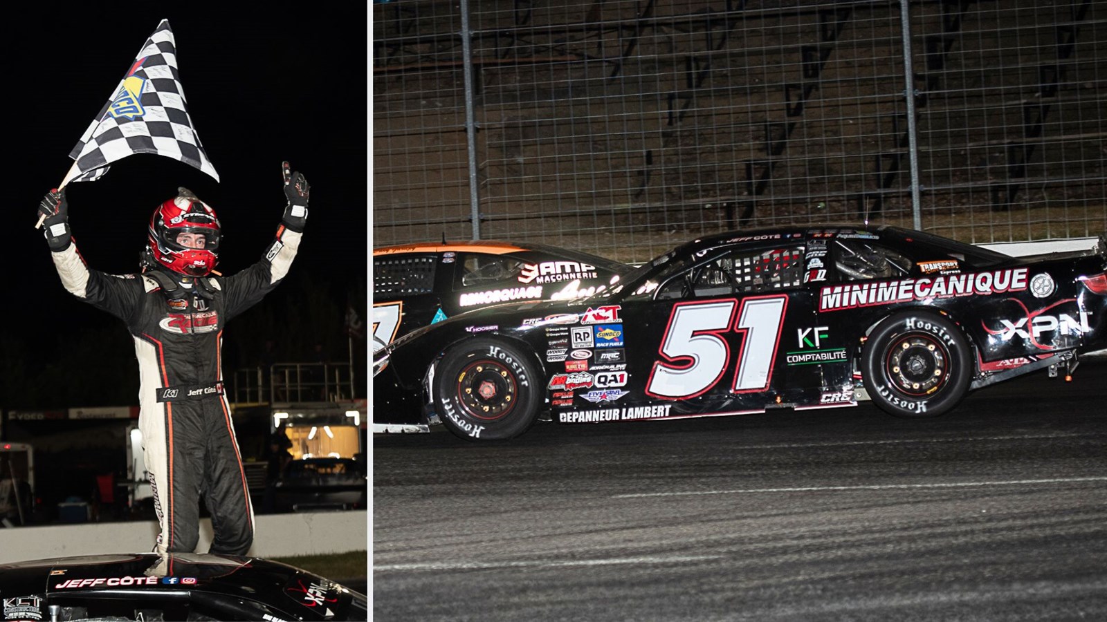 Une autre victoire du pilote Jeff Côté