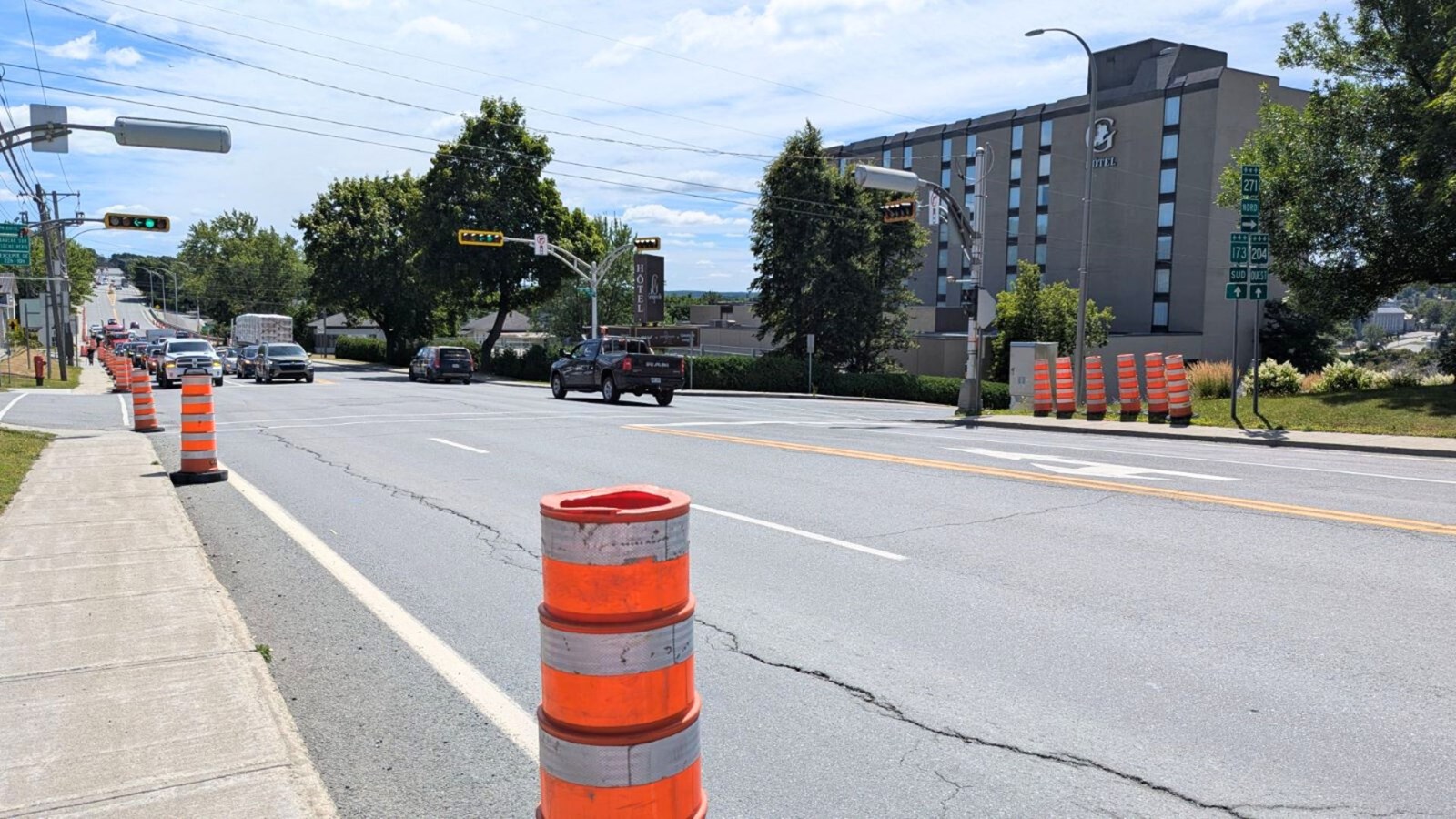 Réfection de la chaussée du boulevard Lacroix jusqu'au 3 septembre