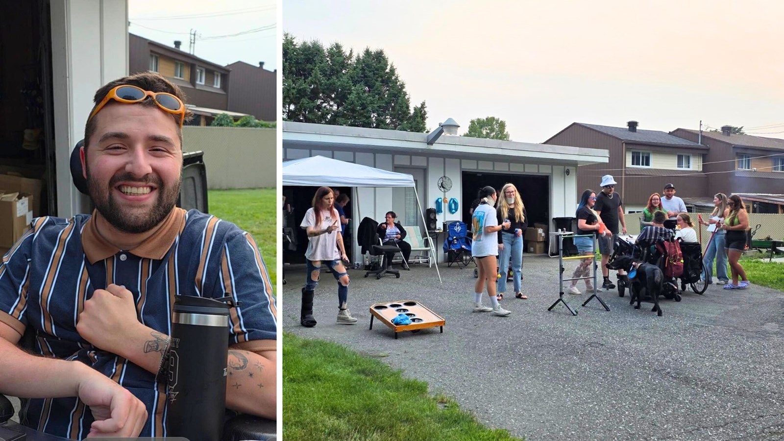 Samuel Bruneau avance au jour le jour avec une touche d’humour