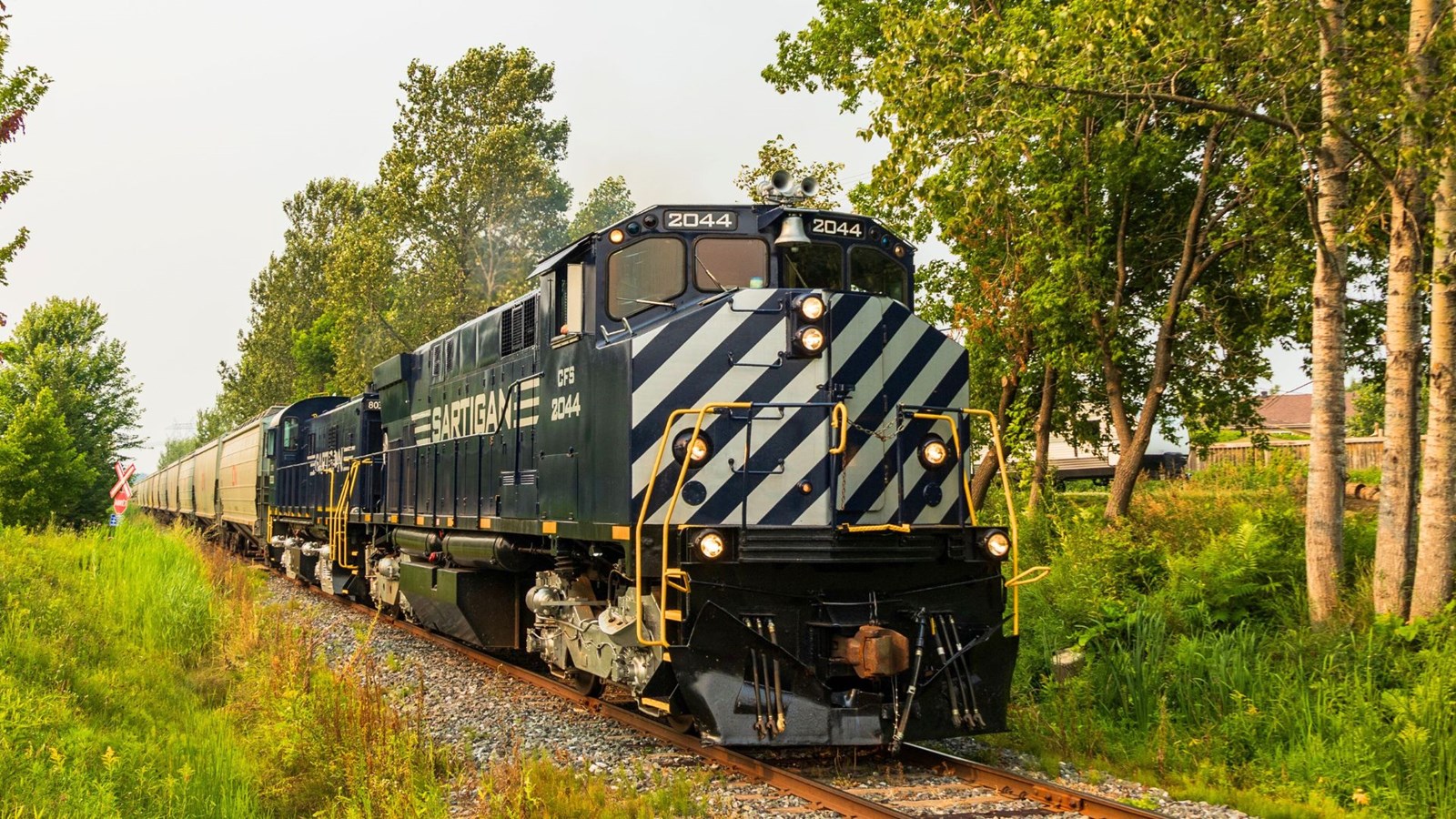 Chemin de fer Sartigan: début du projet des installations de Tring-Jonction