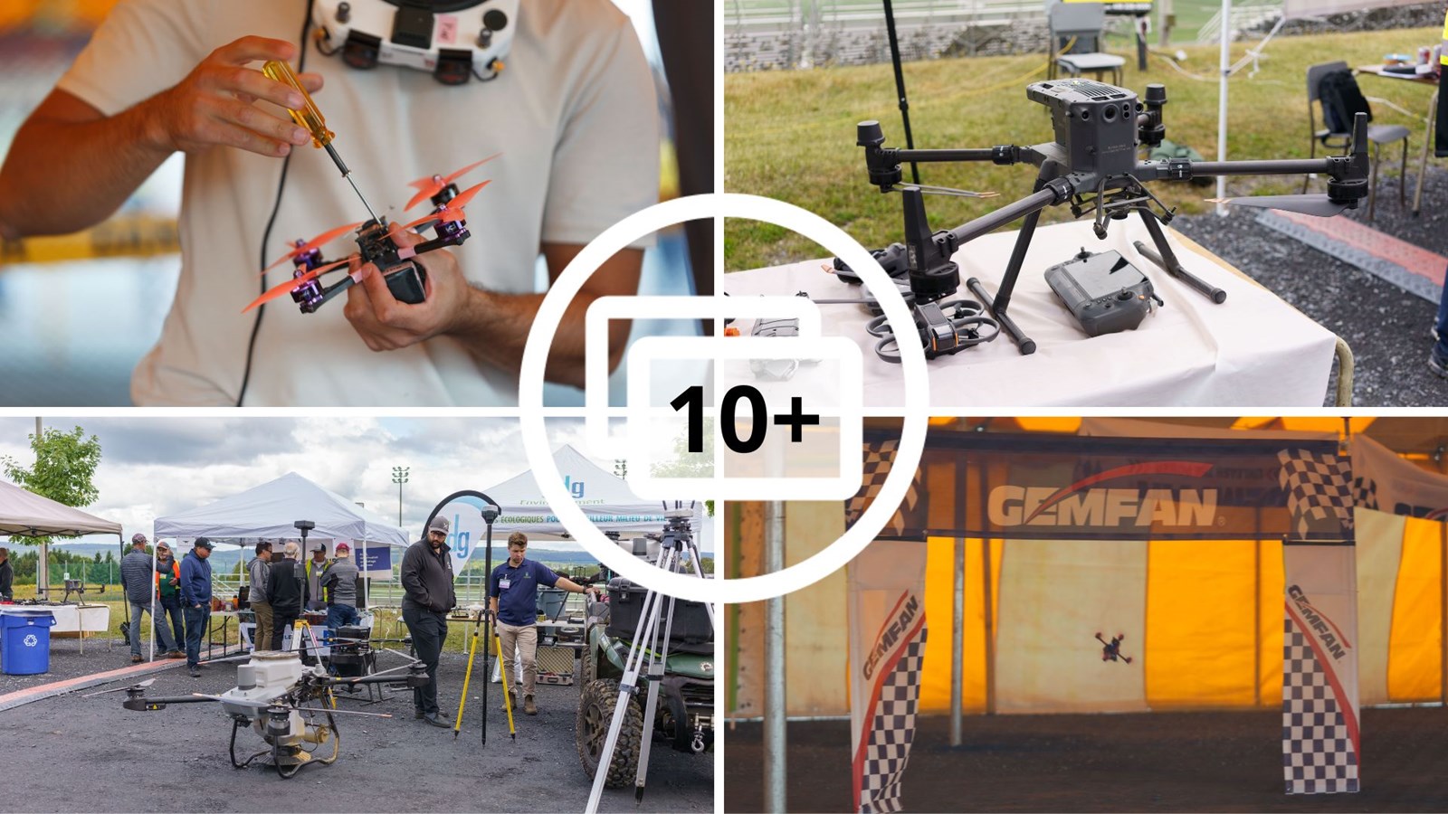 Près de 600 participants au Festival Drone Fan Québec