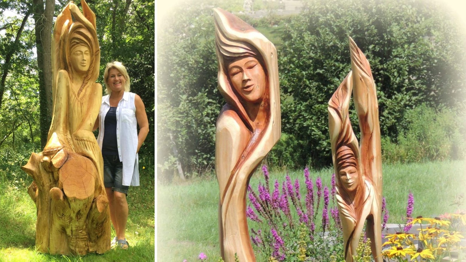 Où seront installées les sculptures de Paule Veilleux?