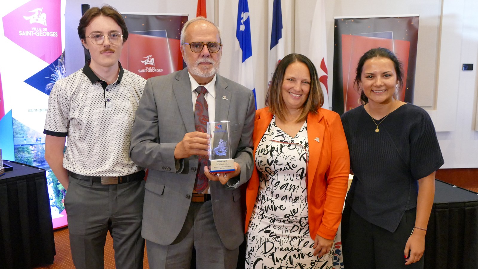 Ordre du Mérite georgien: portrait de Claude Morin