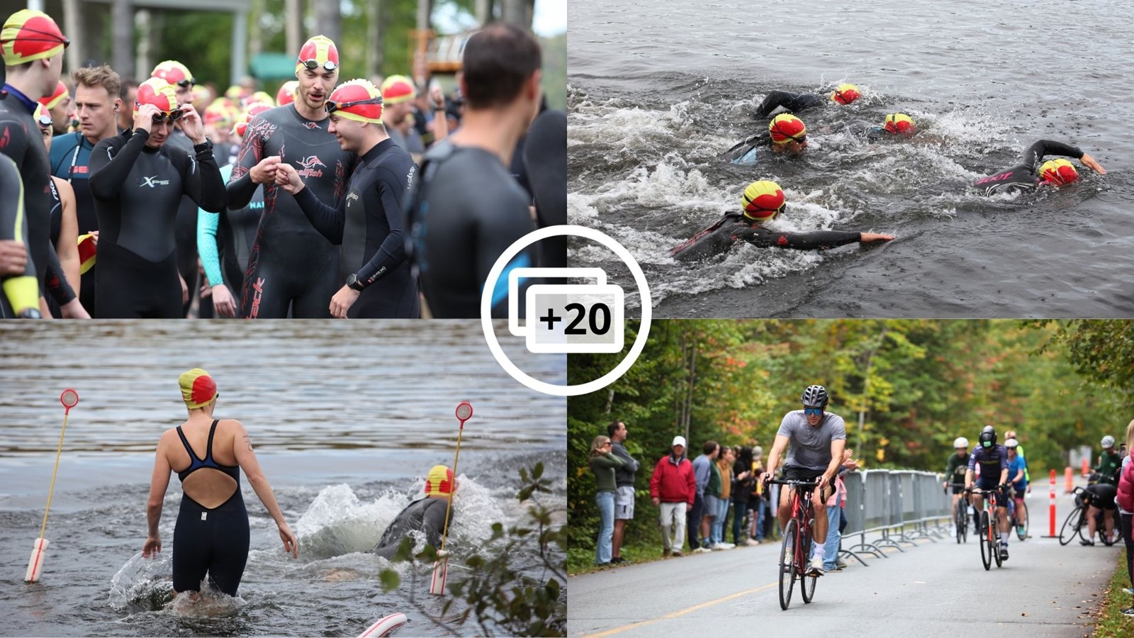 Le Triathlon du Lac-Poulin rassemble les foules pour son retour