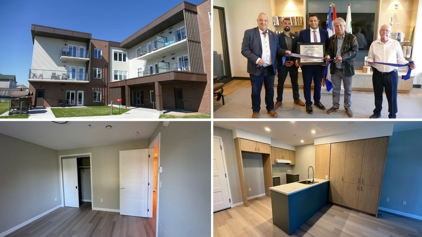 Trente logements abordables pour aînés inaugurés à Saint-Prosper 
