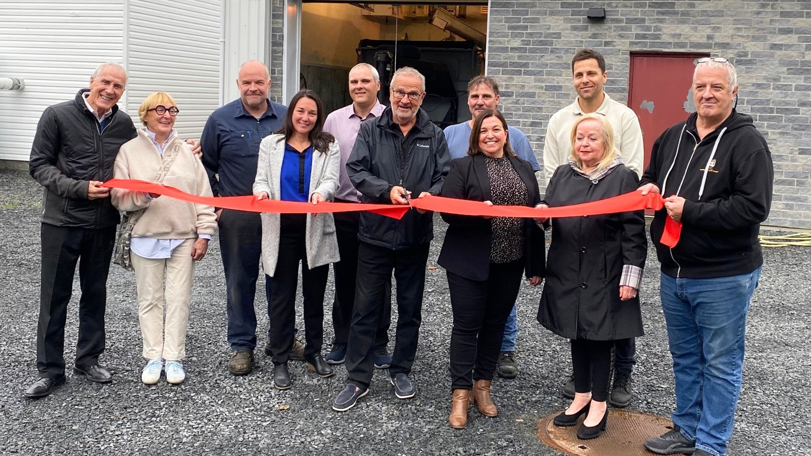 Inauguration du Centre de traitement des boues de fosses septiques