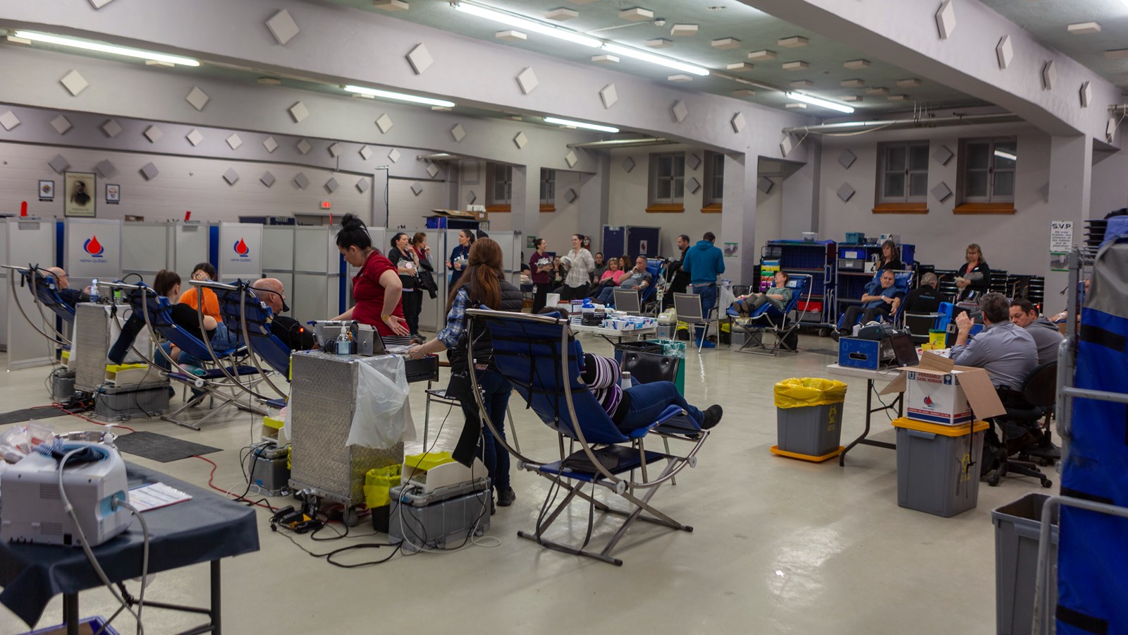 Les collectes de sang du mois de février