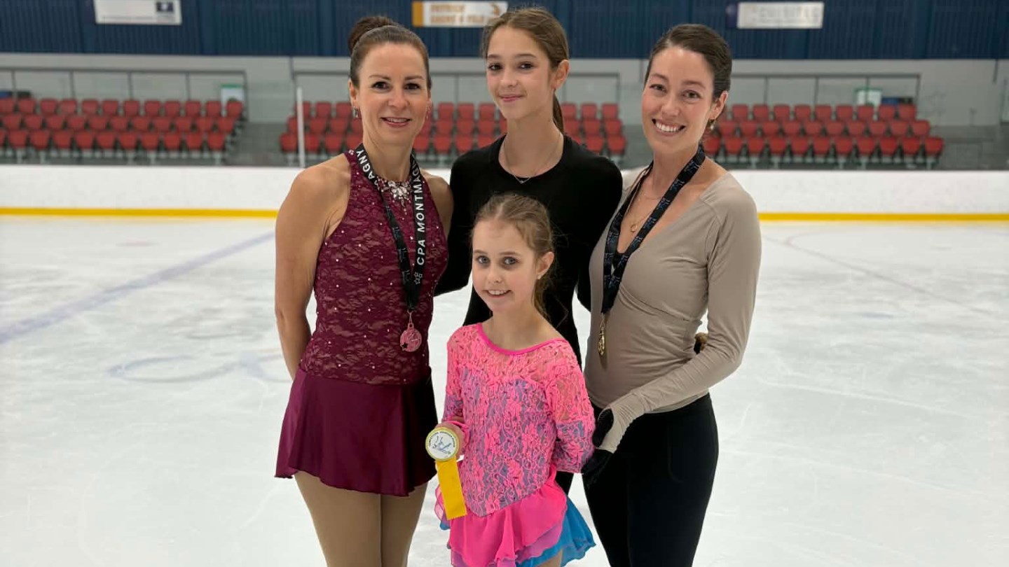 Quatre patineuses du CPA Axel brillent à Montmagny