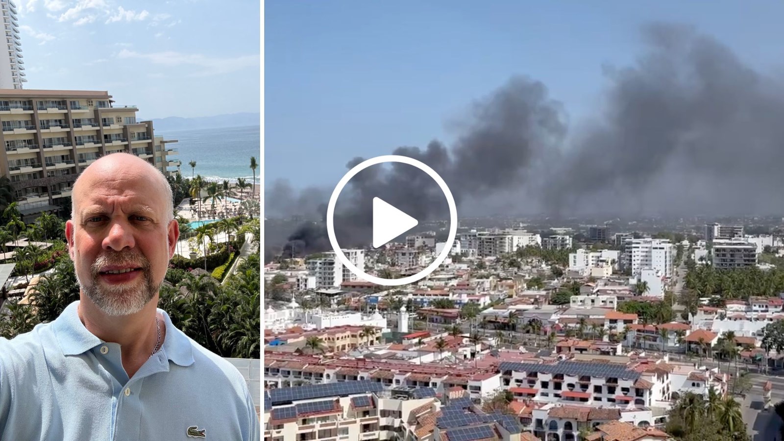 Un Beauceron témoin des événements à Puerto Vallarta