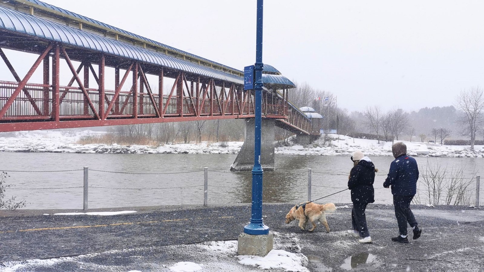 Fermeture temporaire de la passerelle Canam-Mirage